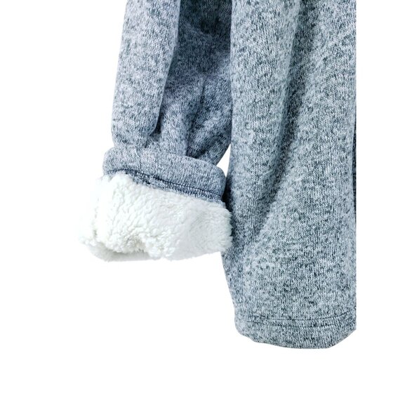 Orvis Half Zip Sherpa Lined Pullover Men's Size XXL Gray - Picture 3 of 7